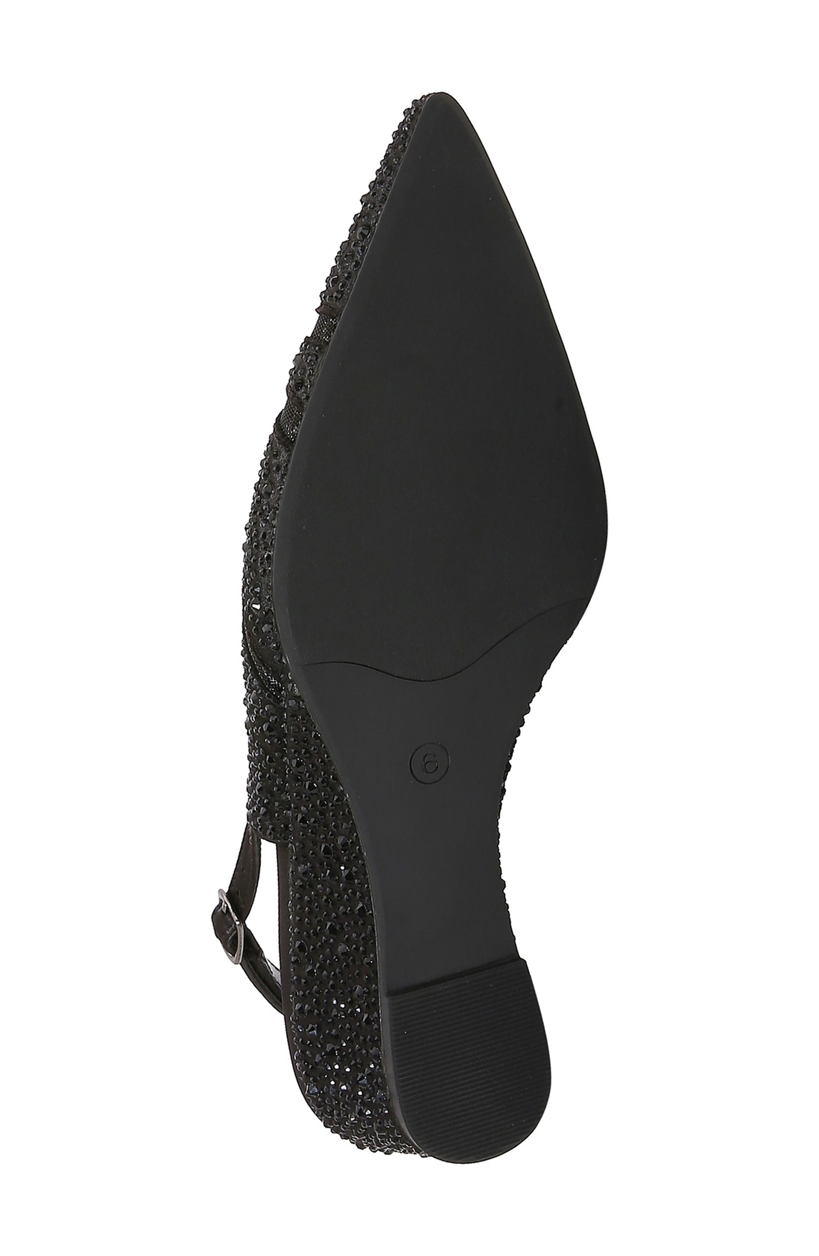 LADY COUTURE Daniel Embellished Slingback Pump, Alternate, color, Black