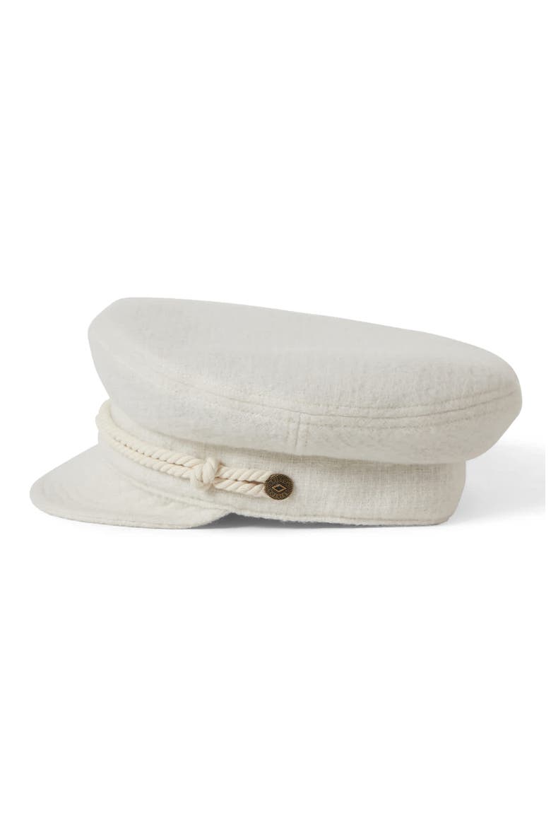 Kayla Bouclé Cap, Alternate, color, OFF WHITE BOUCLE