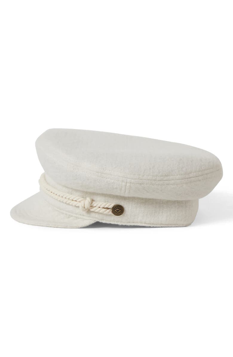 Brixton Kayla Bouclé Cap, Alternate, color, Off White Boucle