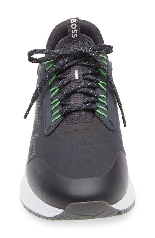 Hugo Boss Boss Evo Runn Sneaker In Black
