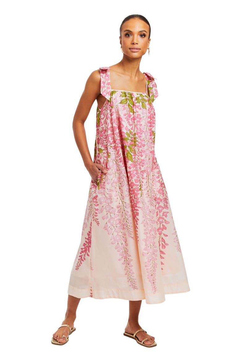 Solenn Midi Dress, Alternate, color, Pink