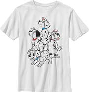 One Hundred and One Dalmatians Boy's One Hundred and One Dalmatians Rolly, Lucky and Siblings Ready To Play Graphic T-Shirt
