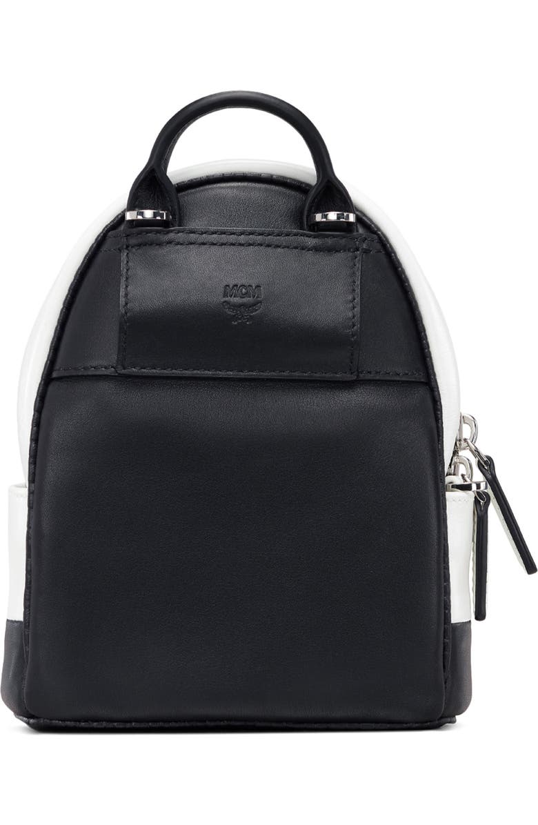 MCM Mini Contrast Logo Leather Crossbody Bag, Alternate, color,