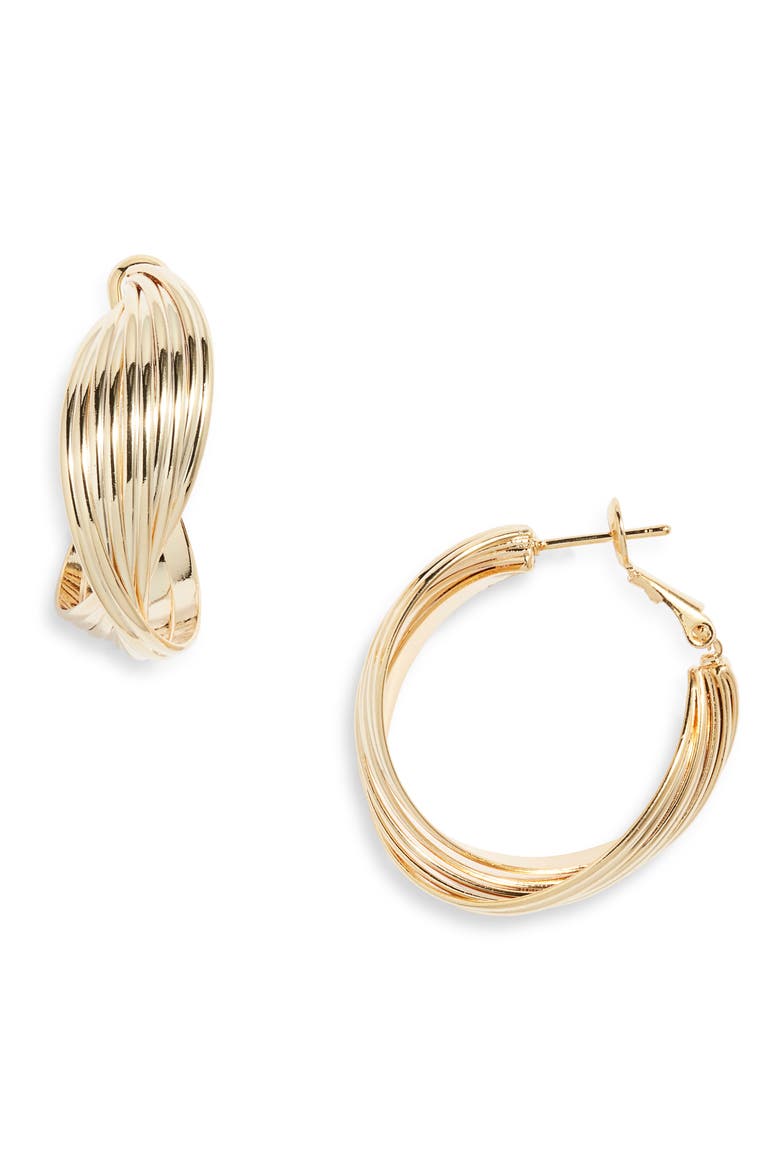 Lana Hoop Earrings, Main, color, GOLD