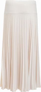 PIETRO BRUNELLI MATERNITY Pleated Midi Maternity Skirt