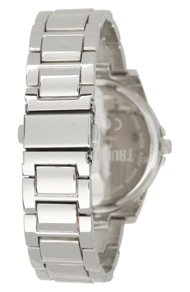 True Religion Buddha Guitar Bracelet Watch, 42.8mm, Alternate, color, Silver