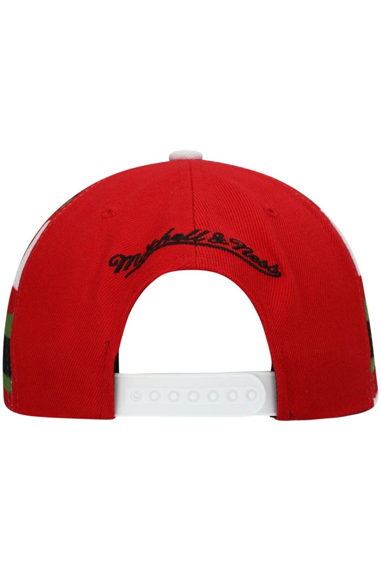 Men's Mitchell & Ness Red Dallas Burn Historic Logo Since '96 Jersey Hook Snapback Hat, Alternate, color, Red