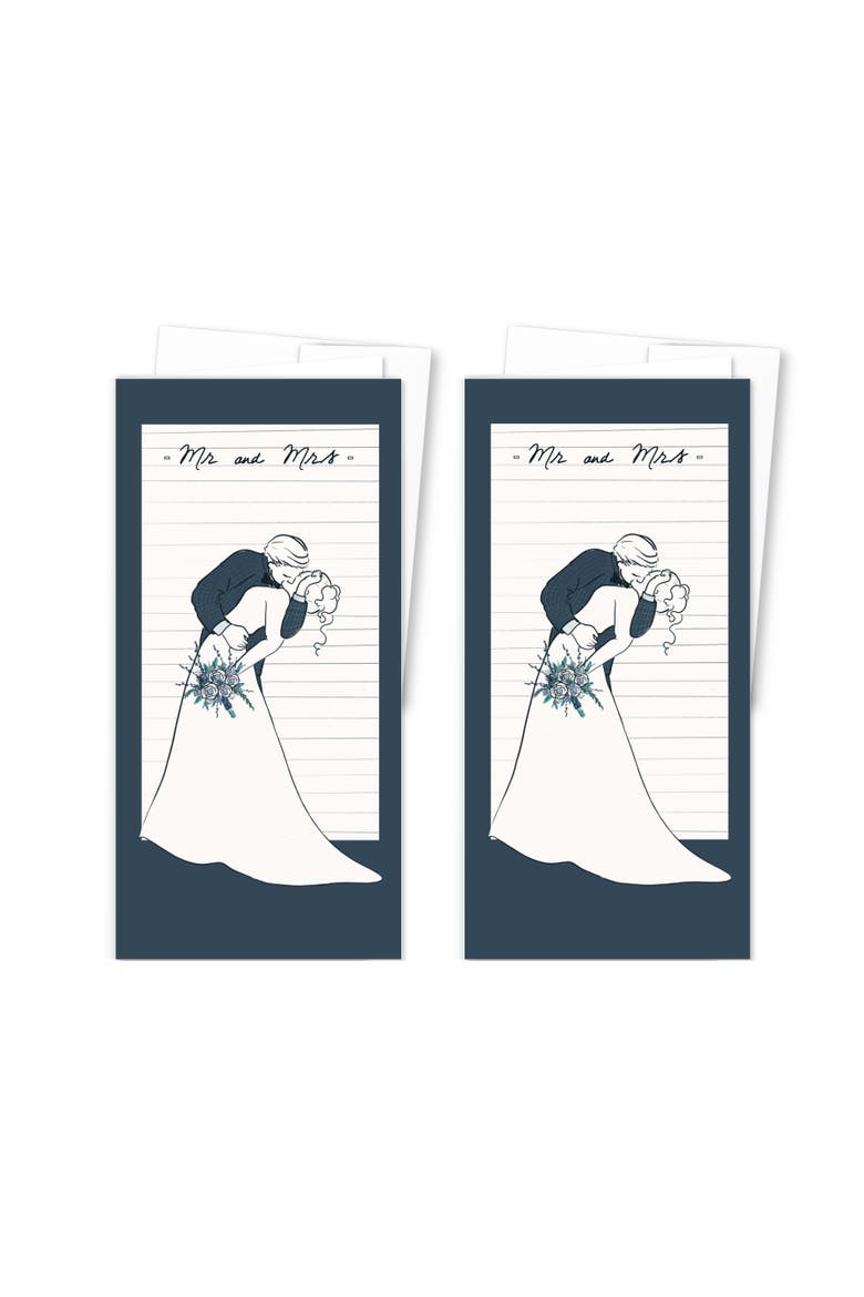 2ct Mr. and Mrs. Long Greeting Card Pack, Main, color, Multi-Pack
