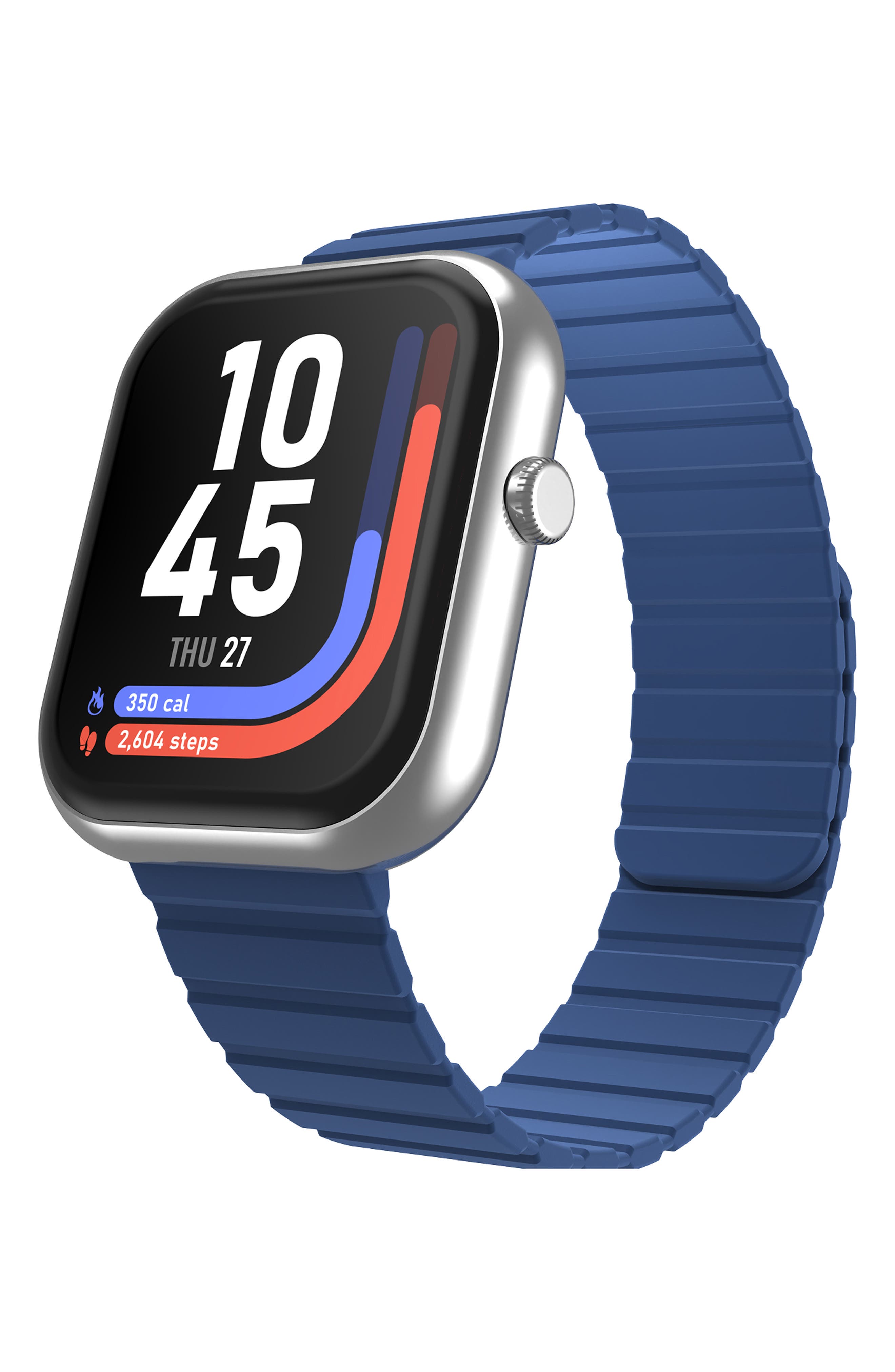 iTouch Air 5 Magnetic Silicone Strap Smartwatch, 36.8mm x 45.6mm