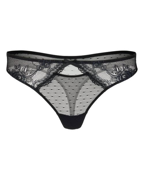 Adore Me Cordelia Thong Panties In Black