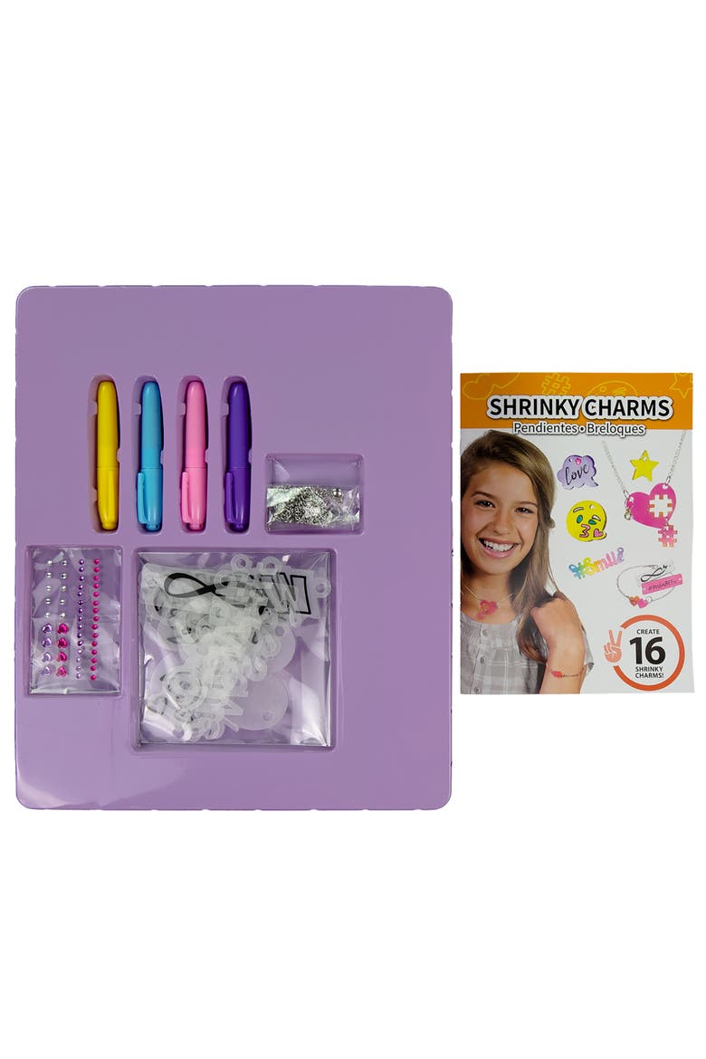 Shrinky Charms Kids Crafting Kit, Alternate, color, Multicolored