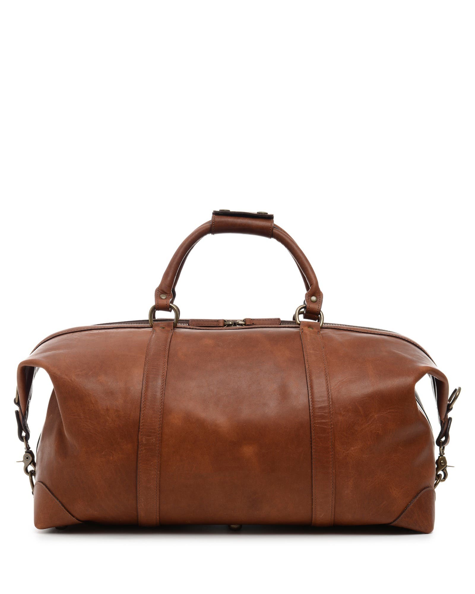 Twain 22" Leather Weekender, Alternate, color, Espresso