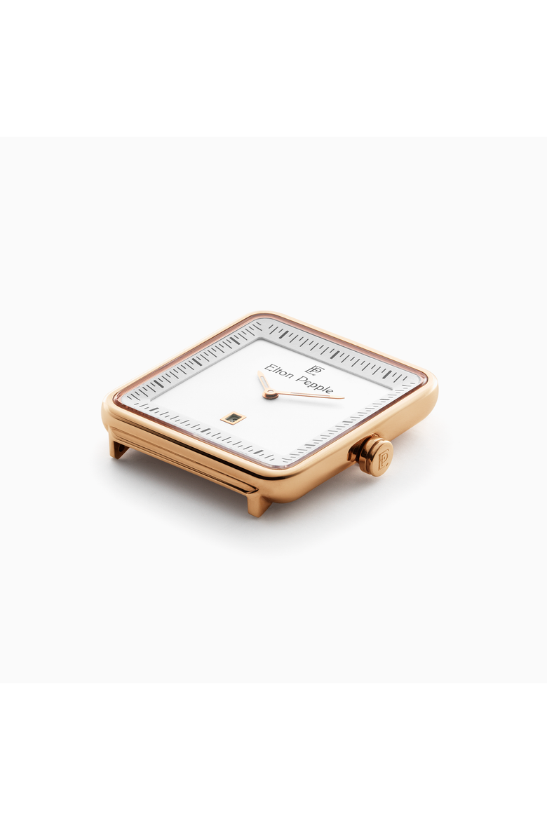 Women's Modern Norwood,  32mm, Alternate, color, Eggshell White/Rose Gold
