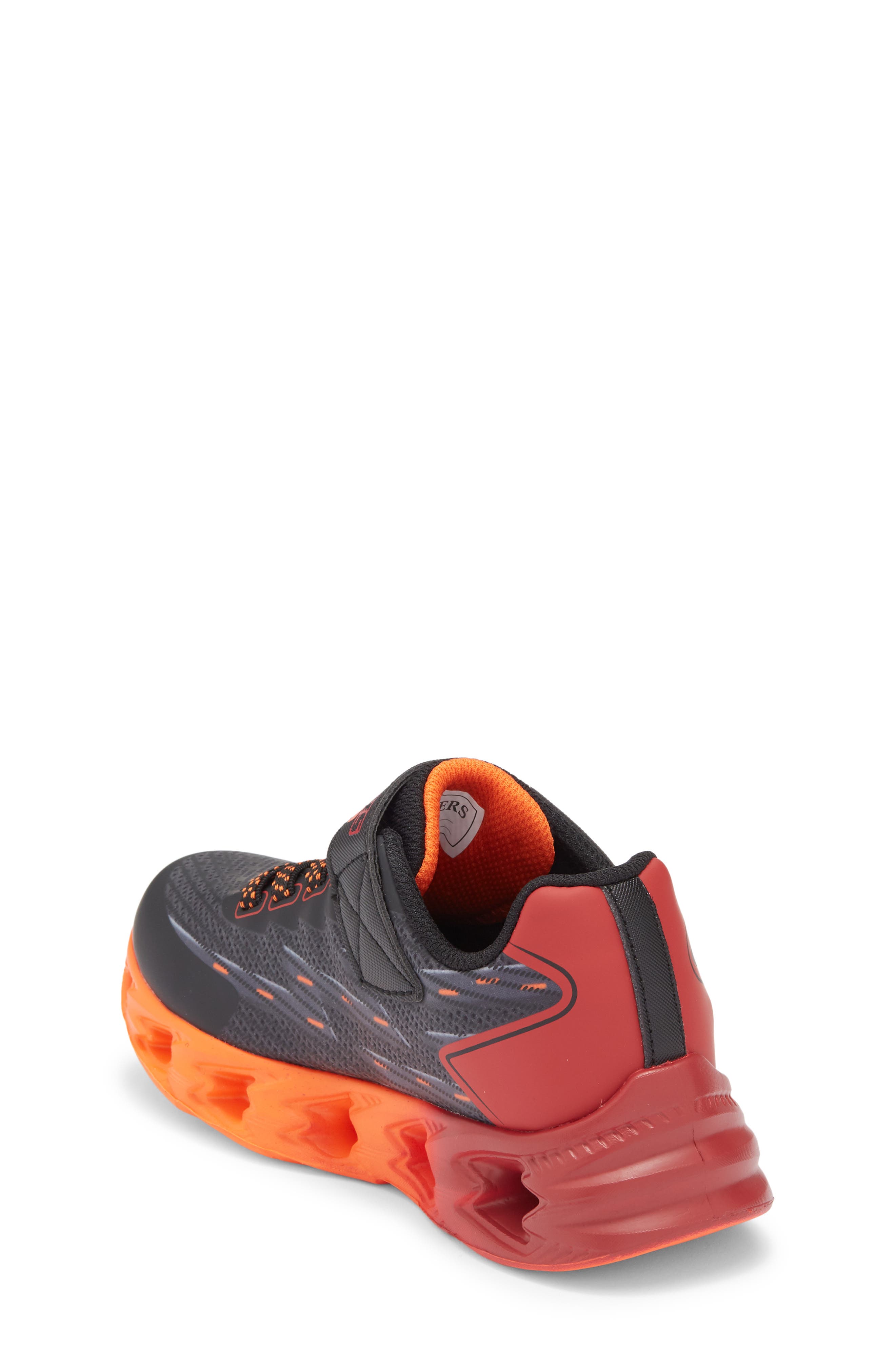 SKECHERS Kids' S-Lights Vortex 2.0 Sneaker, Alternate, color, Black/ Red