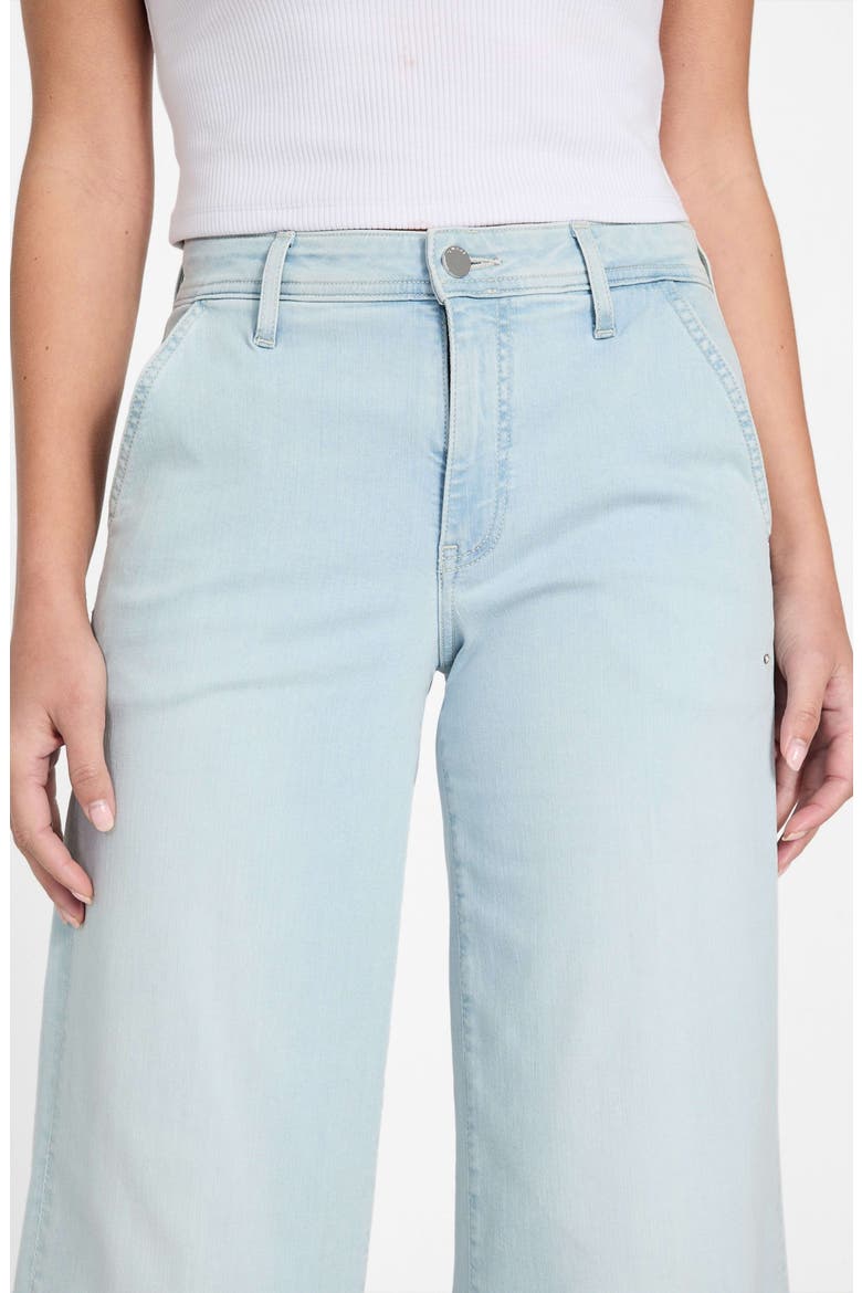 Zoya Crop Wide Leg Jeans, Alternate, color, LAGOON LIGHT