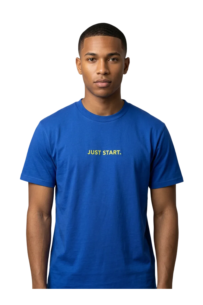 Just Start Tee, Main, color, Royal Blue