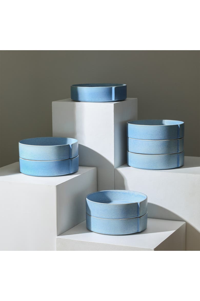 Bao Stoneware 4-Piece Pasta Bowl Set, Alternate, color, Blue