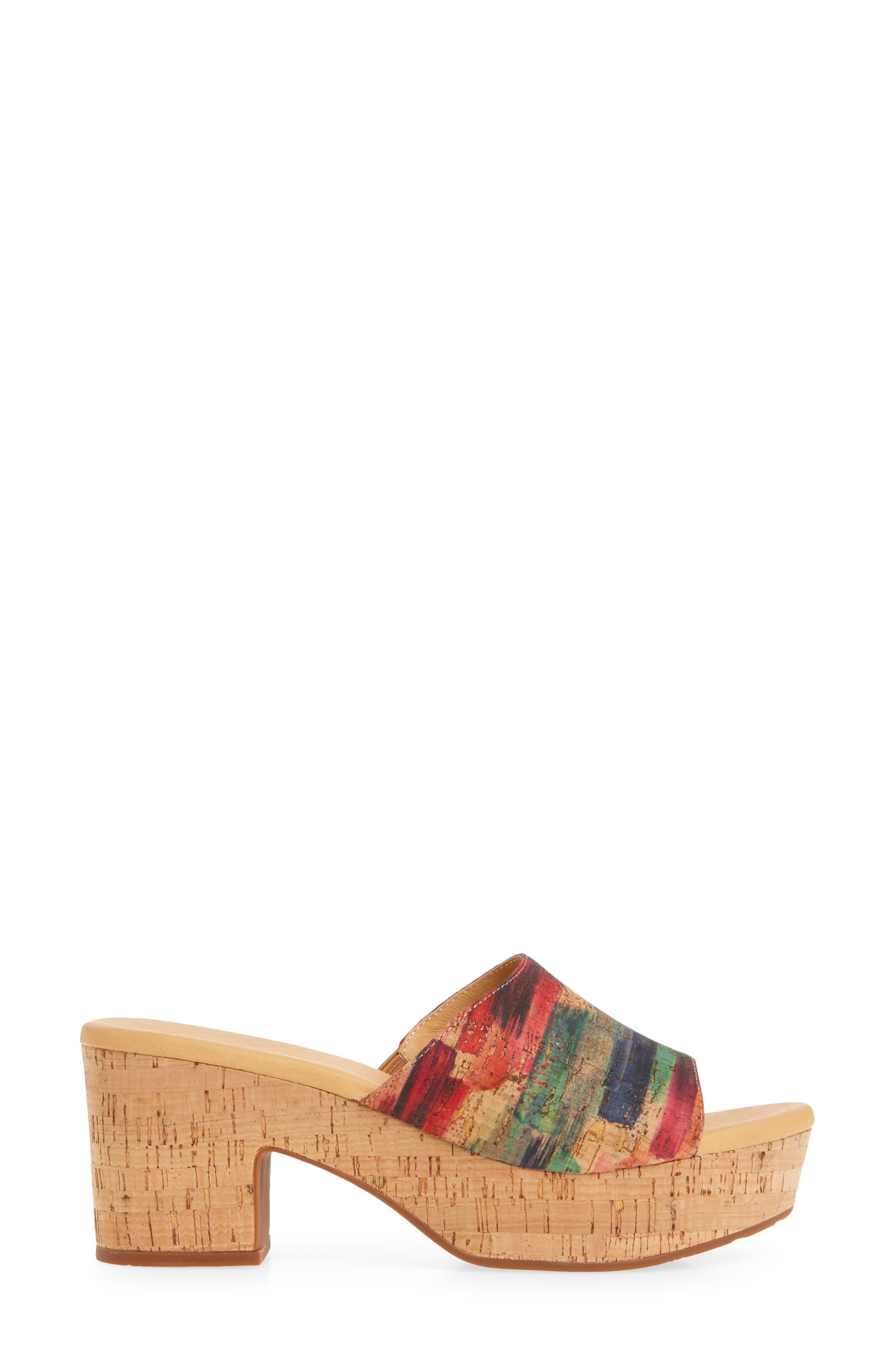Chocolat Blu Golden Platform Sandal, Alternate, color, Multi Cork