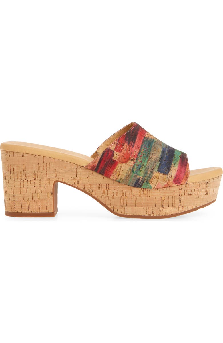 Chocolat Blu Golden Platform Sandal, Alternate, color, Multi Cork