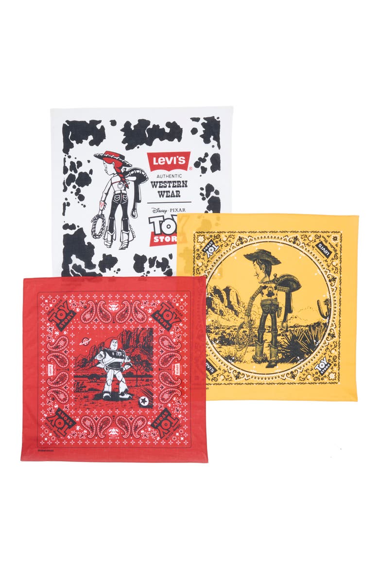 x Toy Story 3-Pack Assorted Bandanas (Men) | Nordstrom