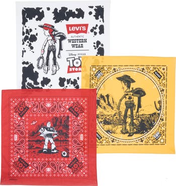 Levi's® x Toy Story 3-Pack Assorted Bandanas | Nordstrom