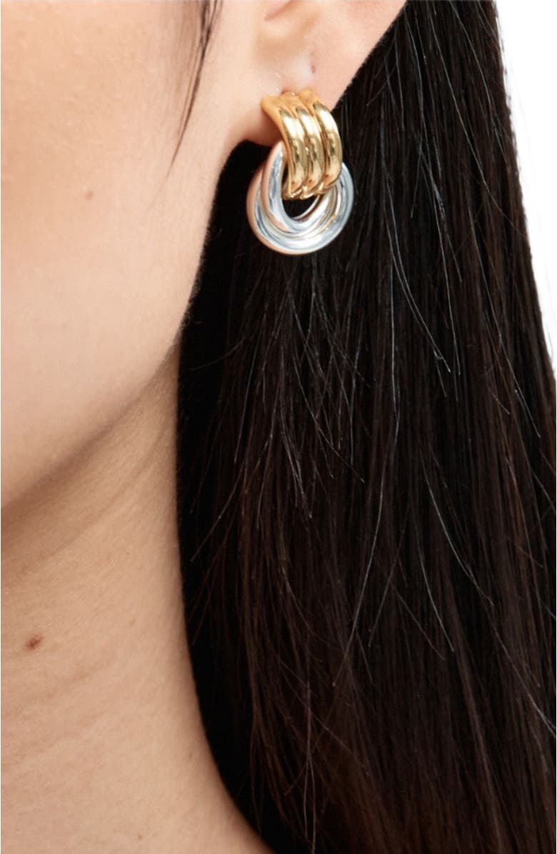 HEAVEN MAYHEM Baby Knot Earrings, Alternate, color, Mixed