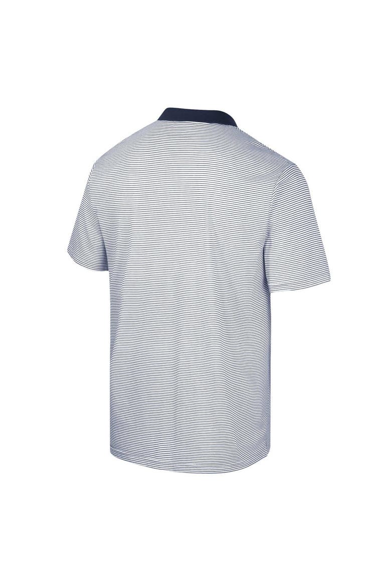 Men's Colosseum White UCLA Bruins Print Stripe Polo, Alternate, color, White