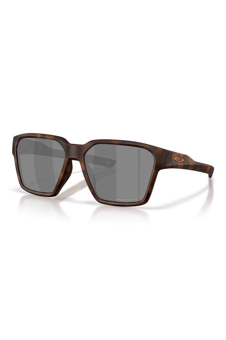 Briza 58mm Prizm™ Polarized Square Sunglass, Alternate, color, MATTE TORTOISE / PRIZM BLACK