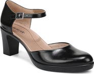 LifeStride Effortless Ankle Strap Platform Pump
