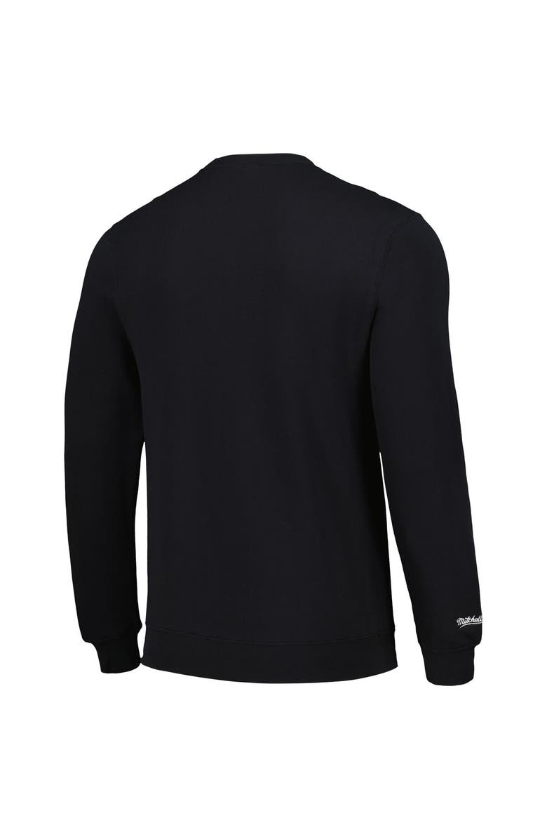 Mitchell & Ness Men's Mitchell & Ness Black Minnesota Timberwolves Moon Pullover Sweatshirt, Alternate, color,