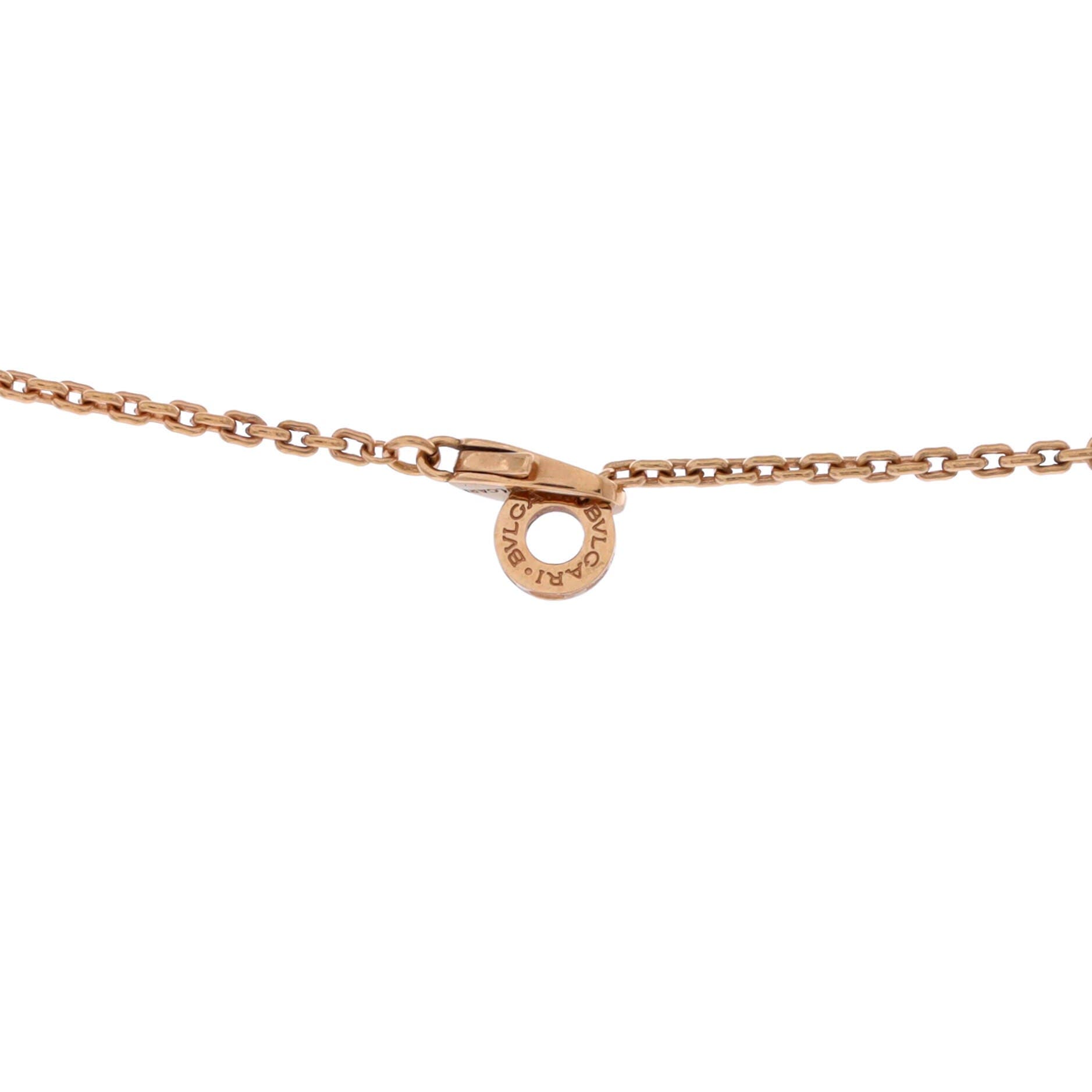 B.Zero 1 Rock Round Pendant Necklace 18K Rose Gold with Ceramic Small, Alternate, color, Metallic Gold