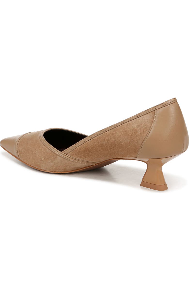 Franco Sarto Darcy Pointed Toe Kitten Heel Pump, Alternate, color, Taupe