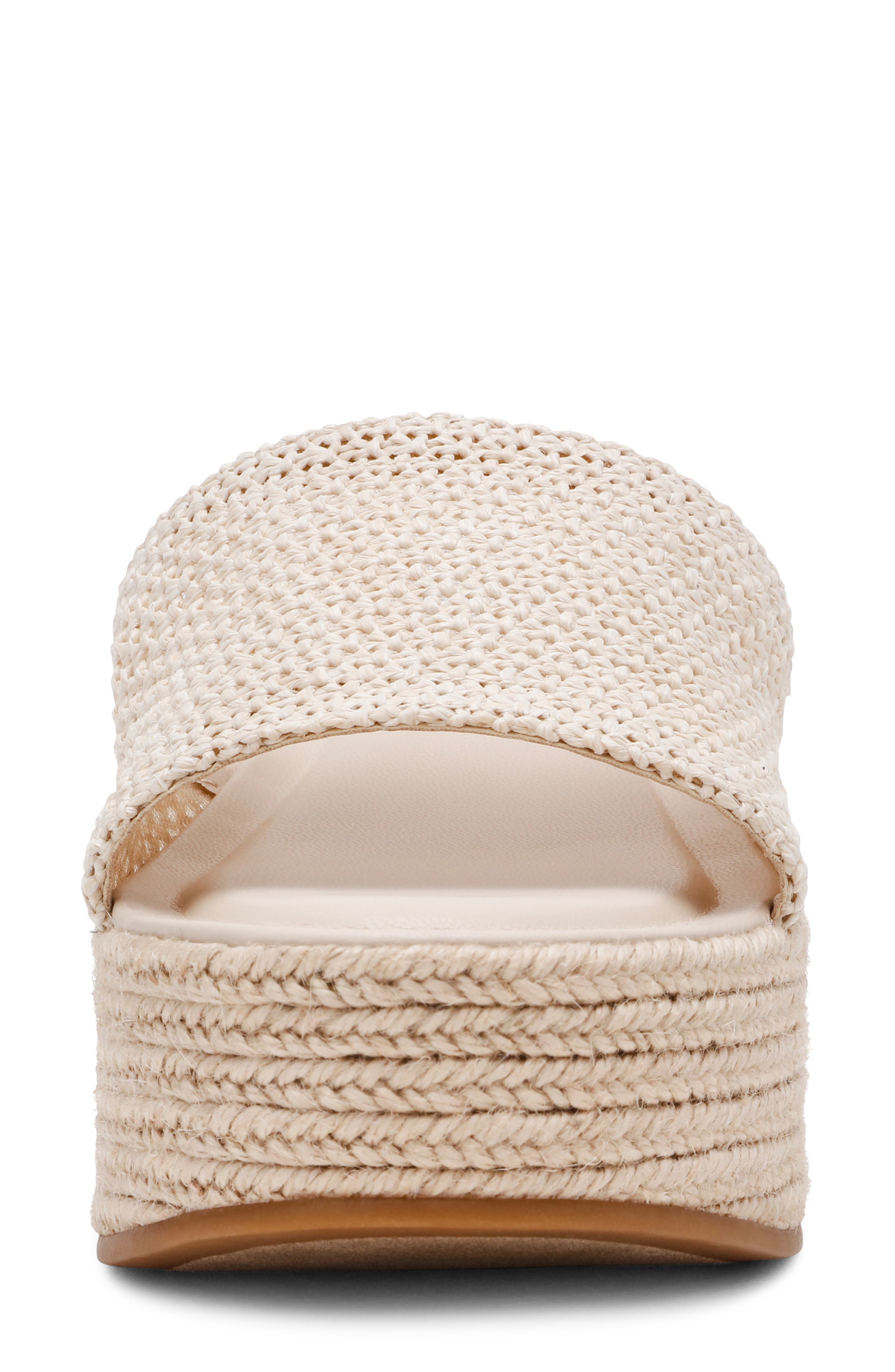 Trippy Platform Sandal, Alternate, color, NATURAL
