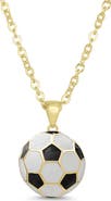 Lily Nily 3D Soccer Ball Necklace