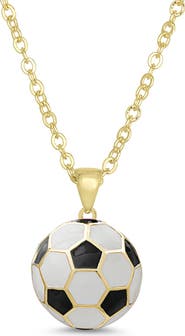 Lily Nily 3D Soccer Ball Necklace