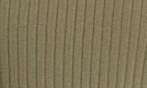 Jones New York Rib Sleeveless Turtleneck Sweater In Green