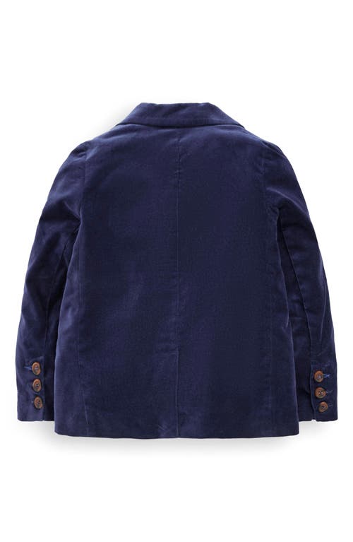 Boden Kids' Velvet Blazer In Blue