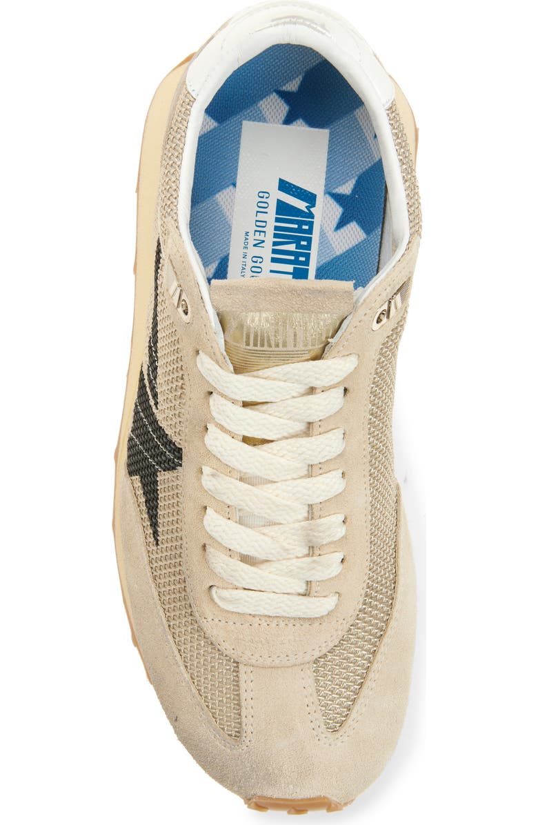 Golden Goose Marathon Running Sneaker, Alternate, color, Beige/ Black