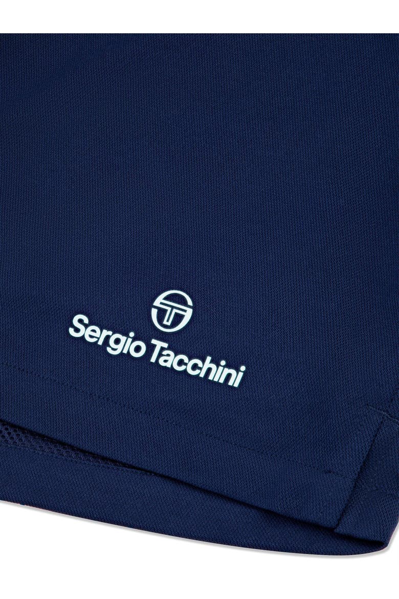 Luca Piqu Short, Alternate, color, MARITIME BLUE