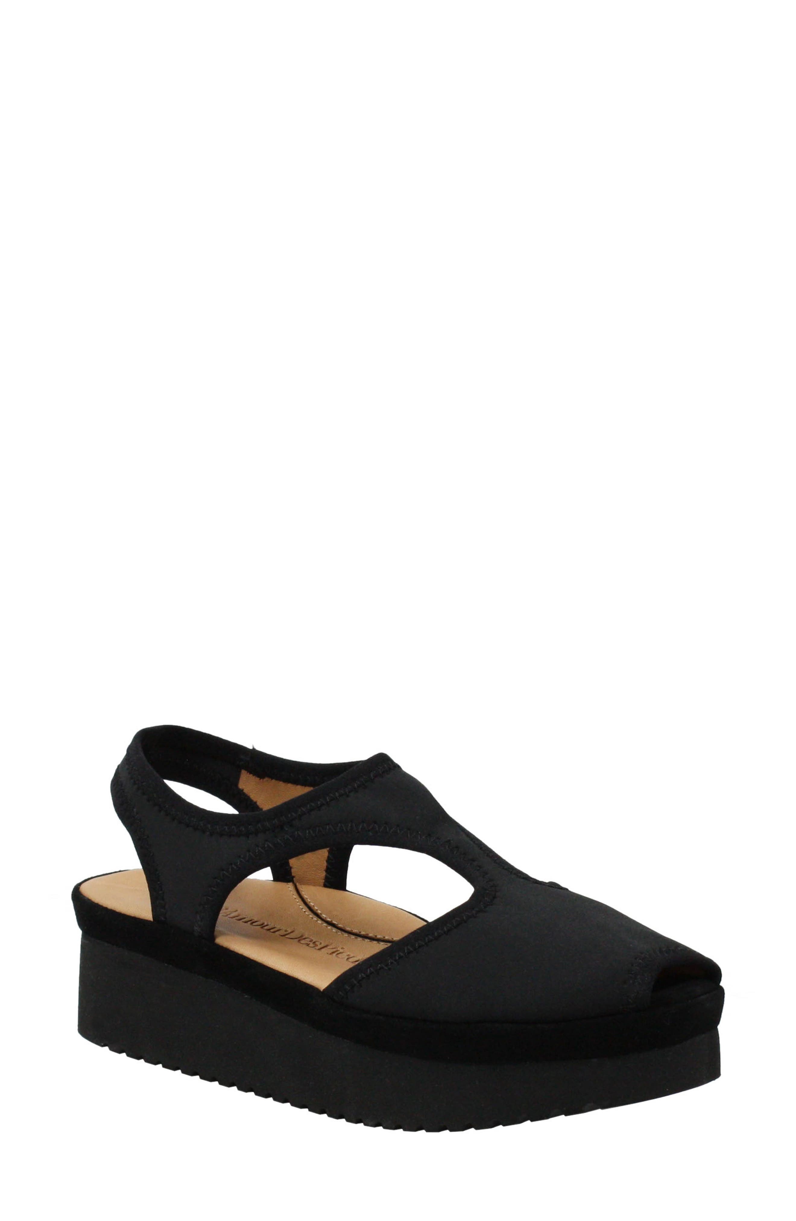L'Amour des Pieds Amichai Wedge Sandal, Main, color, 