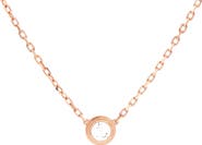 Pre-Owned Cartier Cartier D'Amour Pendant Necklace 18K Rose Gold with Diamond Large