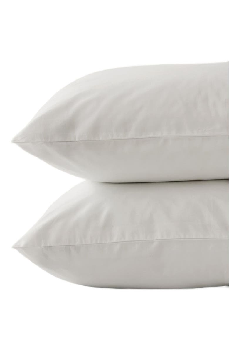 Pact Organic Cotton Cool-Air Percale Sham 2-Pack, Alternate, color, White