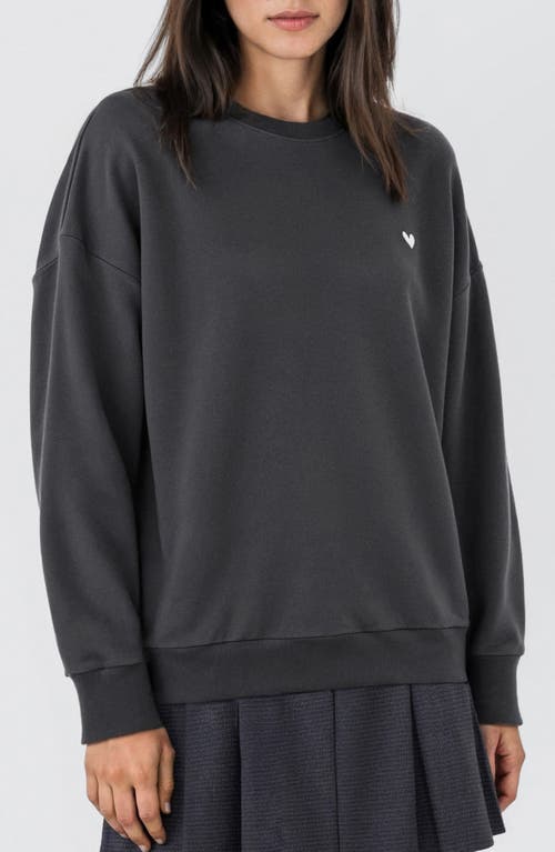 Mango Teen Ballet Studio Embroidered Graphic Sweatshirt In Black