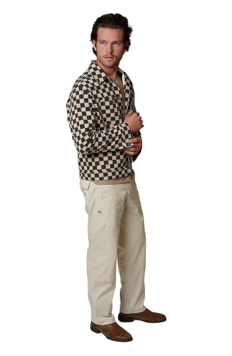 LEISURE LAB Checkmate Ranch Jacket, Alternate, color, Beige Checkered