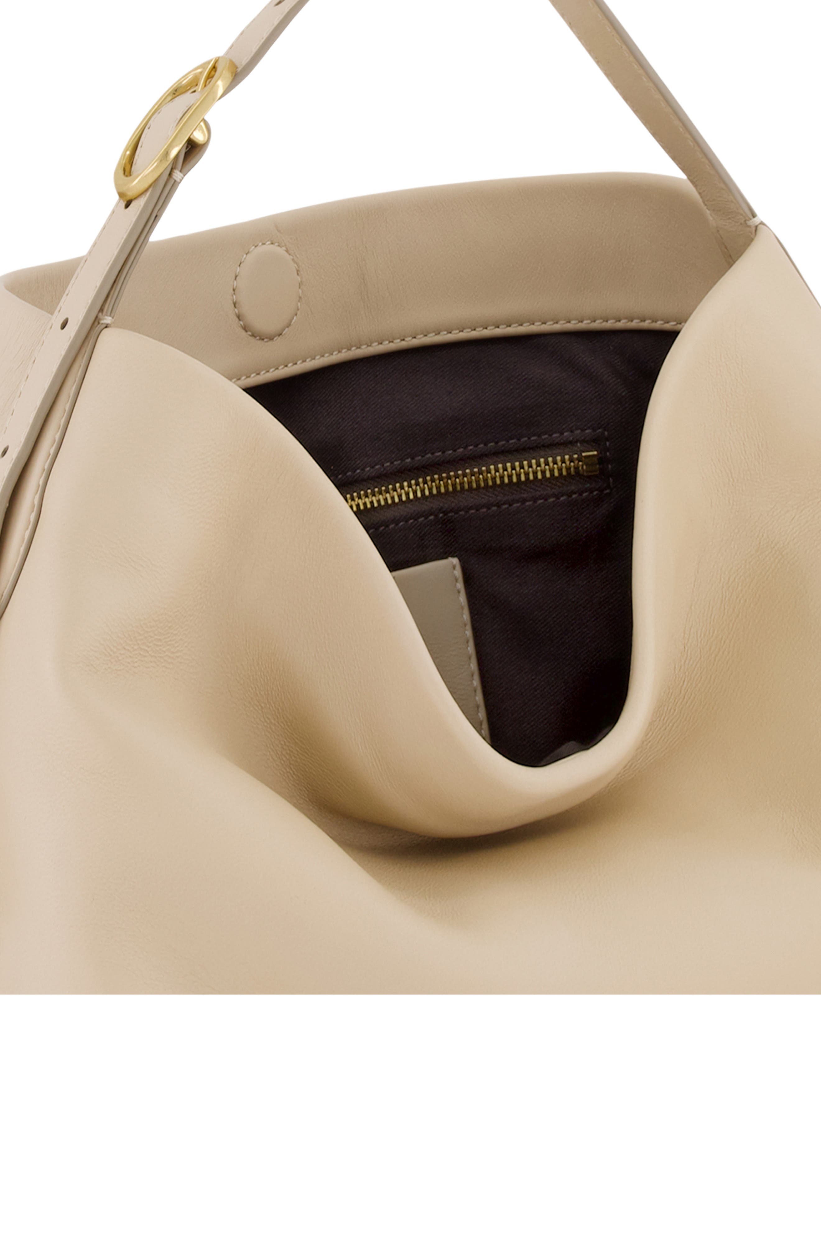 Vince Small Plonge Vivian Leather Hobo Bag, Alternate, color, Marzipan