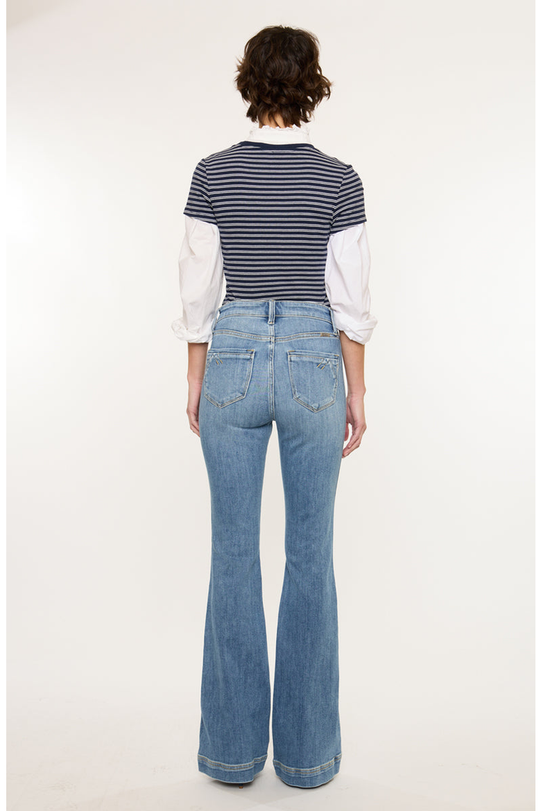 Rachel High Rise Flare Jeans, Alternate, color, Medium Wash