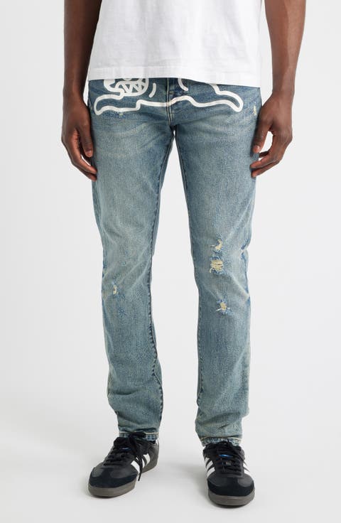 Shade Chocolate Fit Stretch Denim Jeans (Blue Cherry)