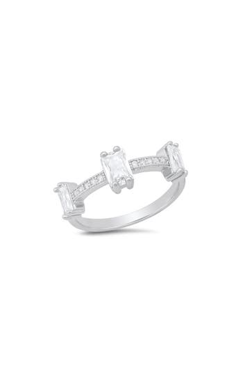 Hmy Jewelry Simulated Diamond Ring In Metallic
