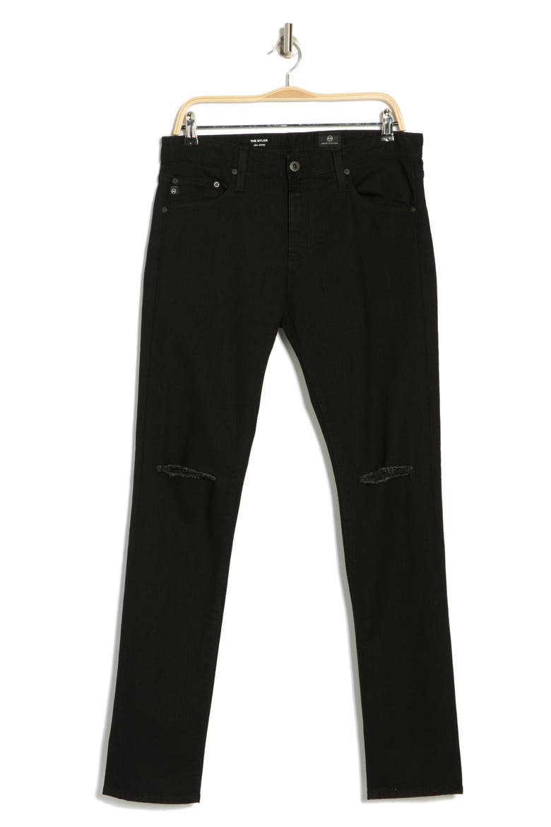 Dylan Skinny Fit Jeans, Alternate, color, DEEP PITCH