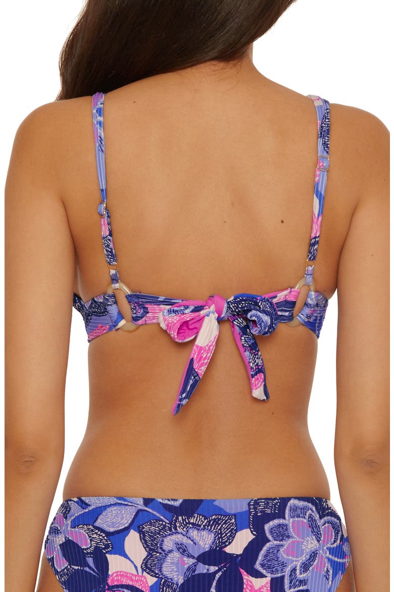 Lanai Halter Bikini Top, Alternate, color, PURPLE MULTI